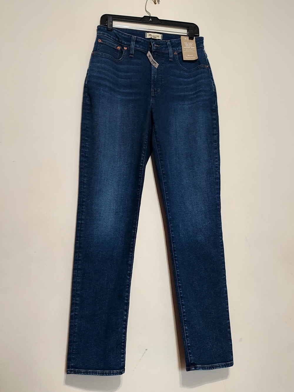 Madewell Mid-Rise Mid Blue Perfect Vintage Tall Jeans 29 Tall